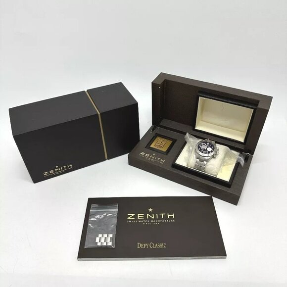 ZENITH 03.0516.4021 Open El-Primero Defy Classic Back scale Automatic Wristwatch - Picture 1 of 11